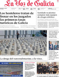 Portada La Voz de Galicia 2025-09-30