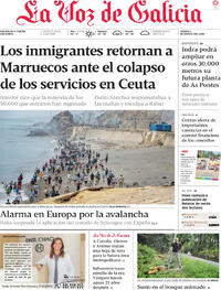 Portada La Voz de Galicia 2026-08-01
