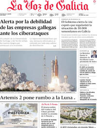 Portada La Voz de Galicia 2026-04-02