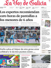 Portada La Voz de Galicia 2026-05-02