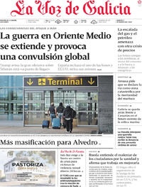 Portada La Voz de Galicia 2026-03-03