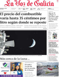 Portada La Voz de Galicia 2026-04-03