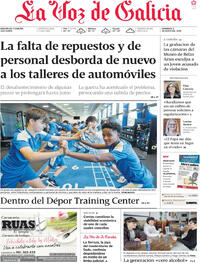 Portada La Voz de Galicia 2026-05-03