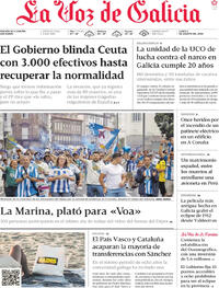 Portada La Voz de Galicia 2026-08-03