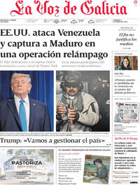 Portada La Voz de Galicia 2026-01-04