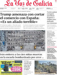 Portada La Voz de Galicia 2026-03-04