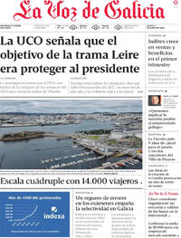 Portada La Voz de Galicia 2026-06-04