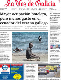 Portada La Voz de Galicia 2026-08-04