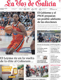 Portada La Voz de Galicia 2026-10-05