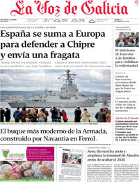 Portada La Voz de Galicia 2026-03-06