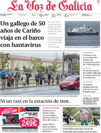 Portada La Voz de Galicia 2026-05-06
