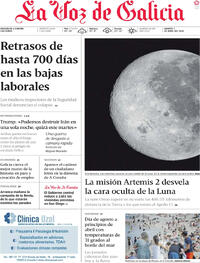 Portada La Voz de Galicia 2026-04-07