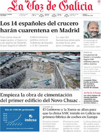 Portada La Voz de Galicia 2026-05-07