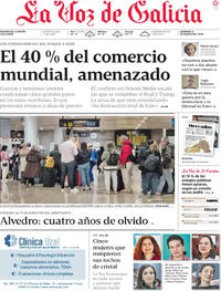 Portada La Voz de Galicia 2026-03-08