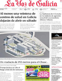 Portada La Voz de Galicia 2026-04-08