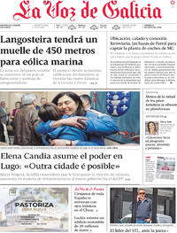 Portada La Voz de Galicia 2026-05-08