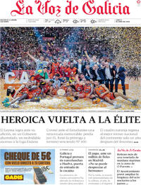 Portada La Voz de Galicia 2026-06-08