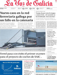 Portada La Voz de Galicia 2026-07-09