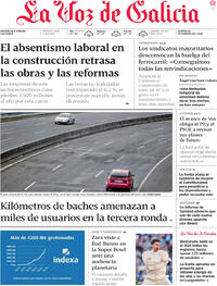Portada La Voz de Galicia 2026-02-10