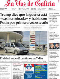 Portada La Voz de Galicia 2026-03-10