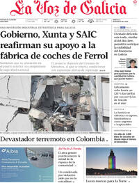 Portada La Voz de Galicia 2026-08-11