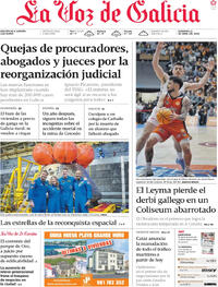 Portada La Voz de Galicia 2026-04-12