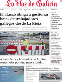 Portada La Voz de Galicia 2026-05-12