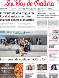 Portada La Voz de Galicia 2026-07-12