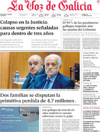 Portada La Voz de Galicia 2026-04-14