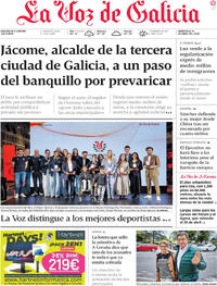 Portada La Voz de Galicia 2026-04-15