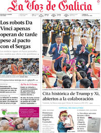 Portada La Voz de Galicia 2026-05-15