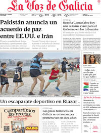 Portada La Voz de Galicia 2026-06-15