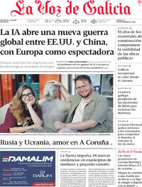 Portada La Voz de Galicia 2026-09-15