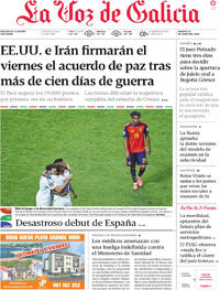 Portada La Voz de Galicia 2026-06-16
