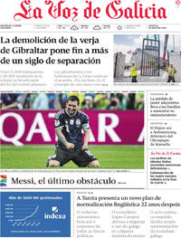 Portada La Voz de Galicia 2026-07-16
