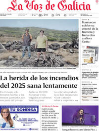 Portada La Voz de Galicia 2026-08-16