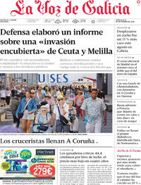 Portada La Voz de Galicia 2026-09-16