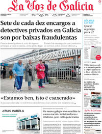 Portada La Voz de Galicia 2026-05-17