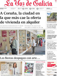 Portada La Voz de Galicia 2026-07-18