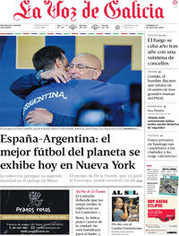 Portada La Voz de Galicia 2026-07-19