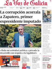 Portada La Voz de Galicia 2026-05-20