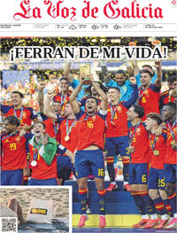 Portada La Voz de Galicia 2026-07-20
