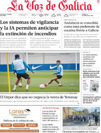 Portada La Voz de Galicia 2026-08-21