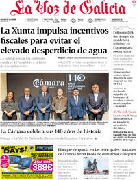 Portada La Voz de Galicia 2026-10-21