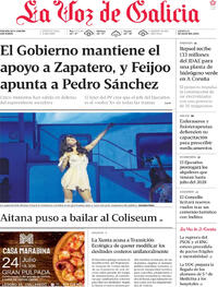 Portada La Voz de Galicia 2026-07-23