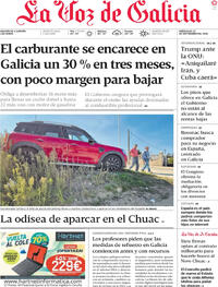 Portada La Voz de Galicia 2026-09-23