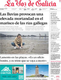 Portada La Voz de Galicia 2026-02-24