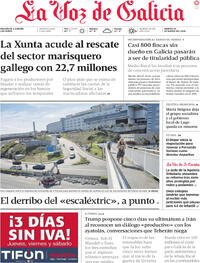 Portada La Voz de Galicia 2026-03-24