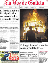 Portada La Voz de Galicia 2026-06-24