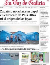 Portada La Voz de Galicia 2026-07-24